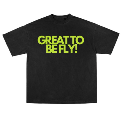 Nutri Facts Graphic Tee – Black/Neon