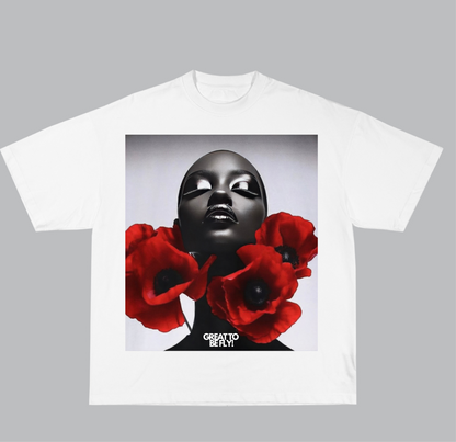 “Give Her Flowers" Tee – White