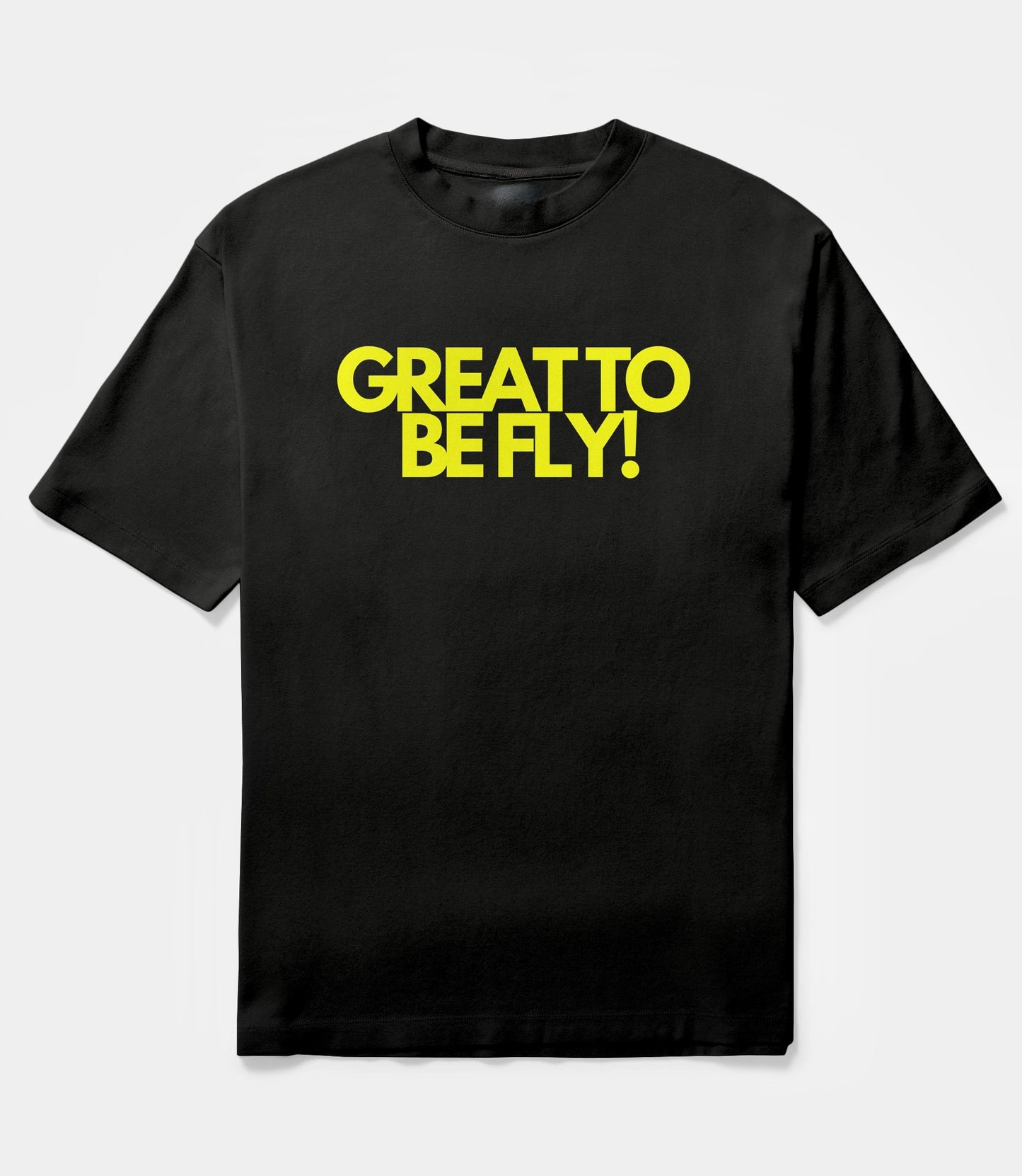Great To Be Fly!  Logo Tee (Black/Neon)